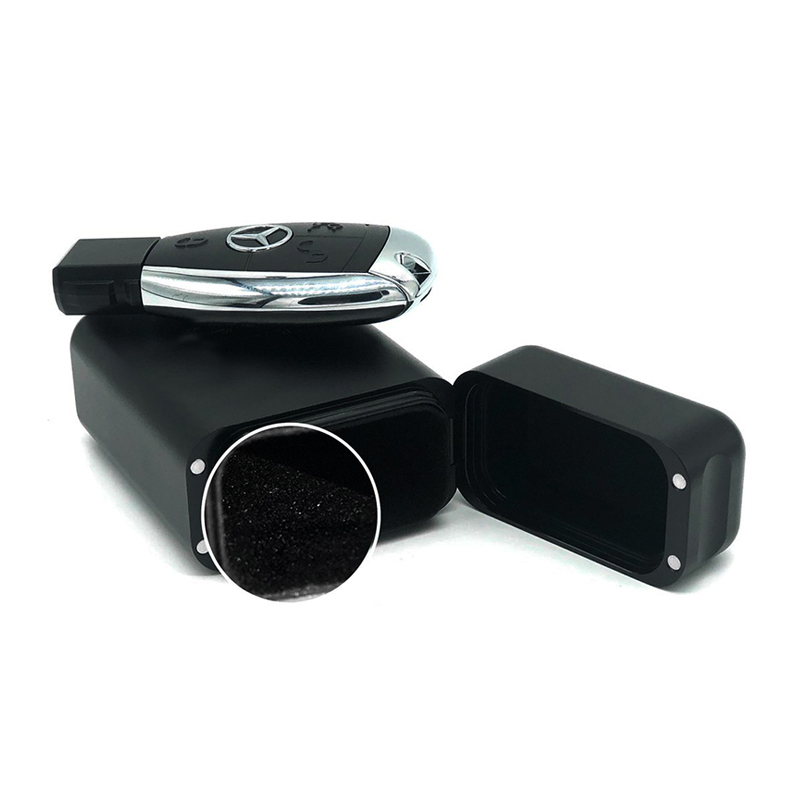 Black Aluminum Farady Keyfob cage - Car Keyfob Faraday case - flitomecn.com