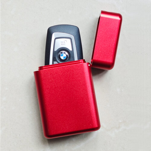 Black Aluminum Farady Keyfob cage - Car Keyfob Faraday case - flitomecn.com